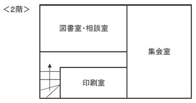 本館2階見取図