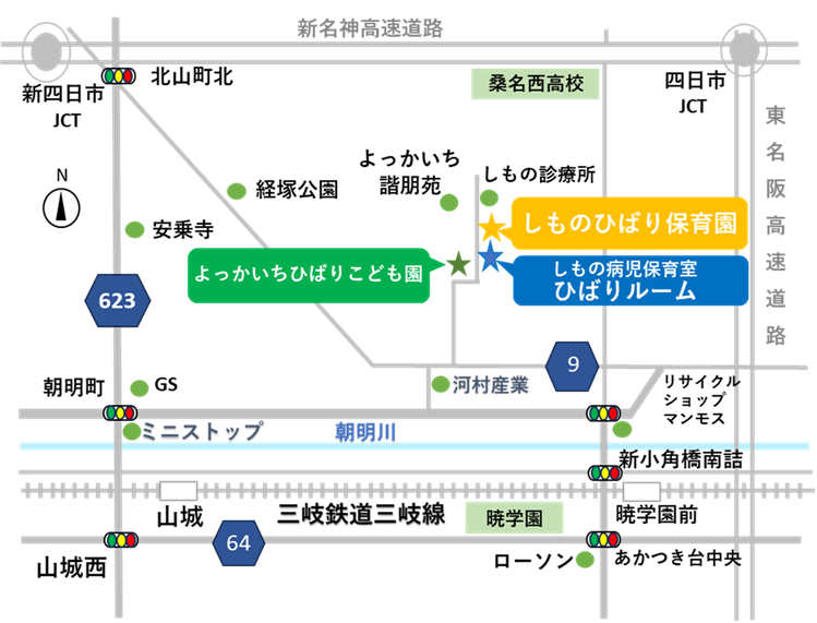 ひばりルームmap