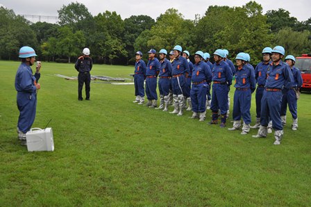 会場設営に参加した北ブロック団員