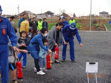 小林町自治会防災訓練