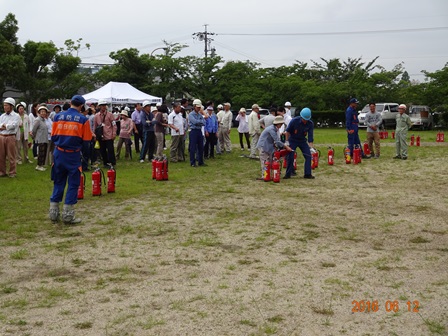水消火器取り扱い
