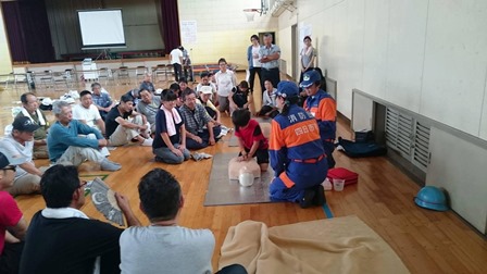 防災訓練の様子2