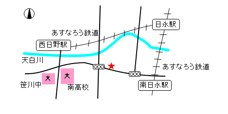 プロキリティ日永店　地図