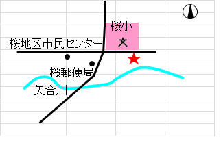 奥山米穀店　地図