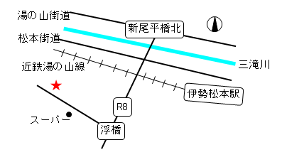 寺子屋うきはし　地図