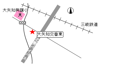 プロキリティ大矢知店　地図