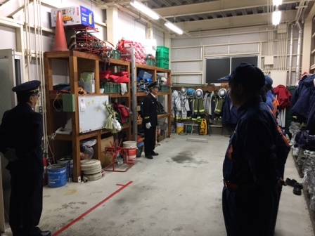 三重分団巡視(加藤副団長)