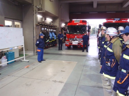 鵜野副団長訓示