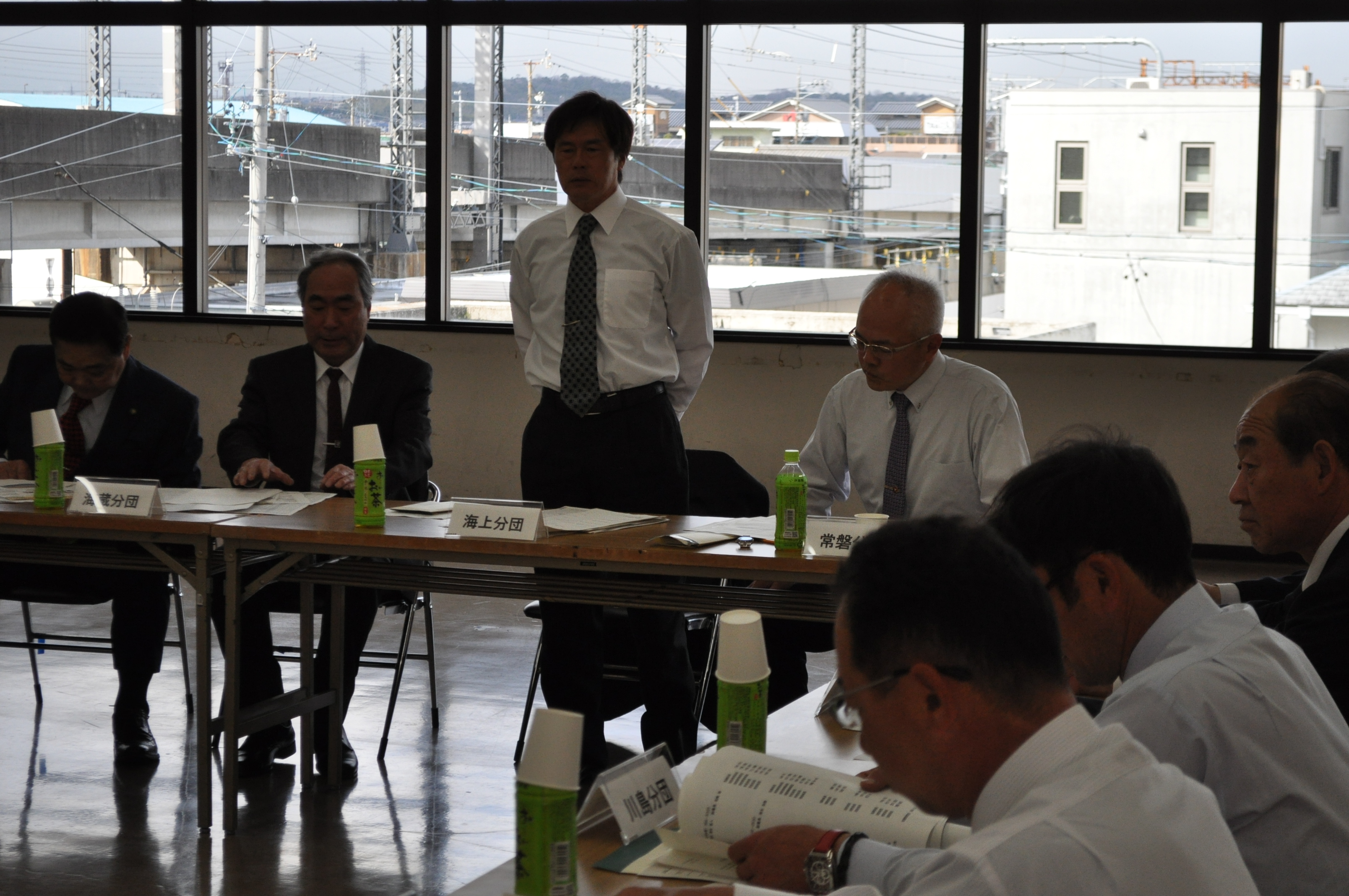 岩髙海上分団長あいさつ