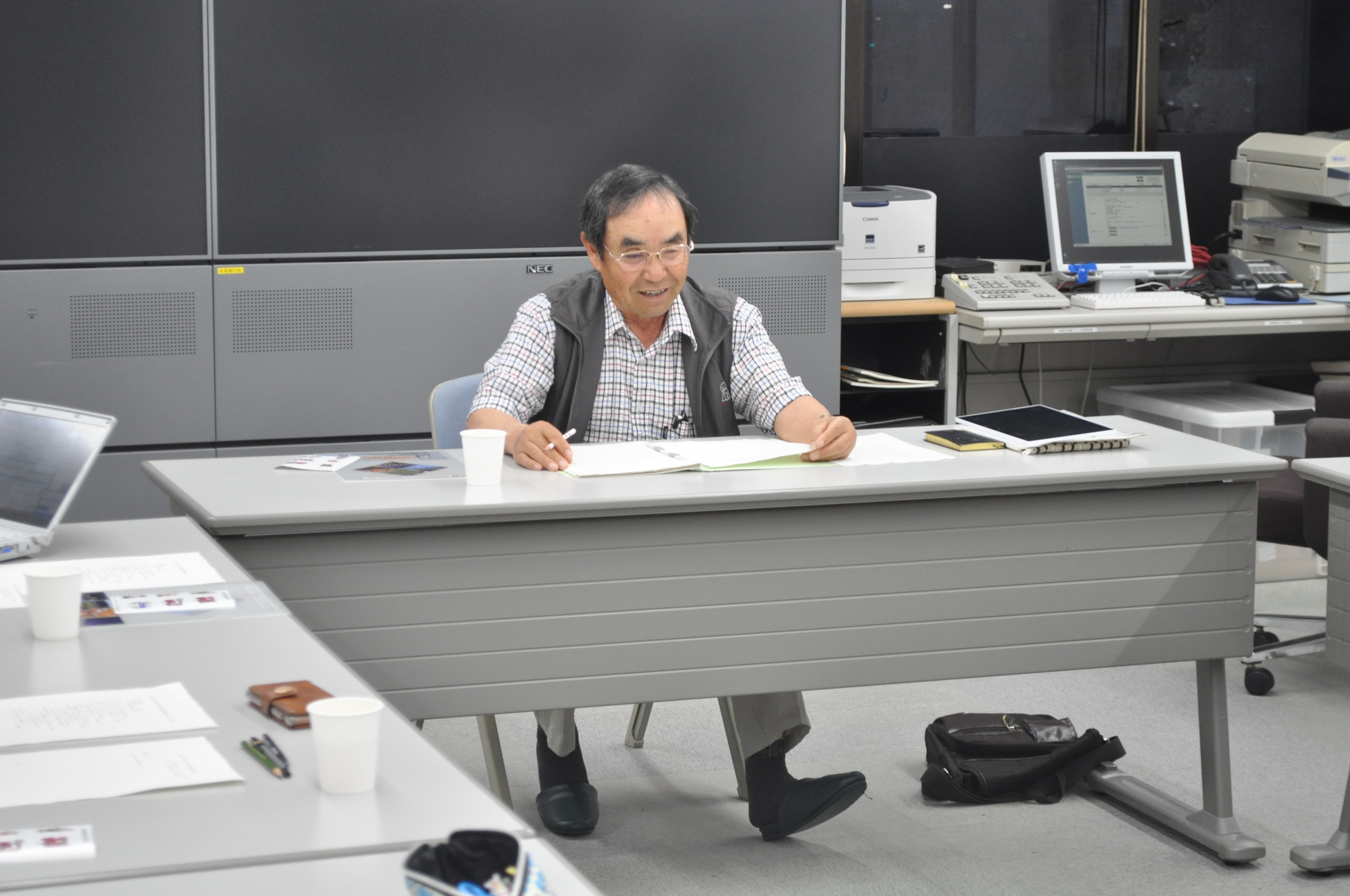 鵜野副団長あしさつ