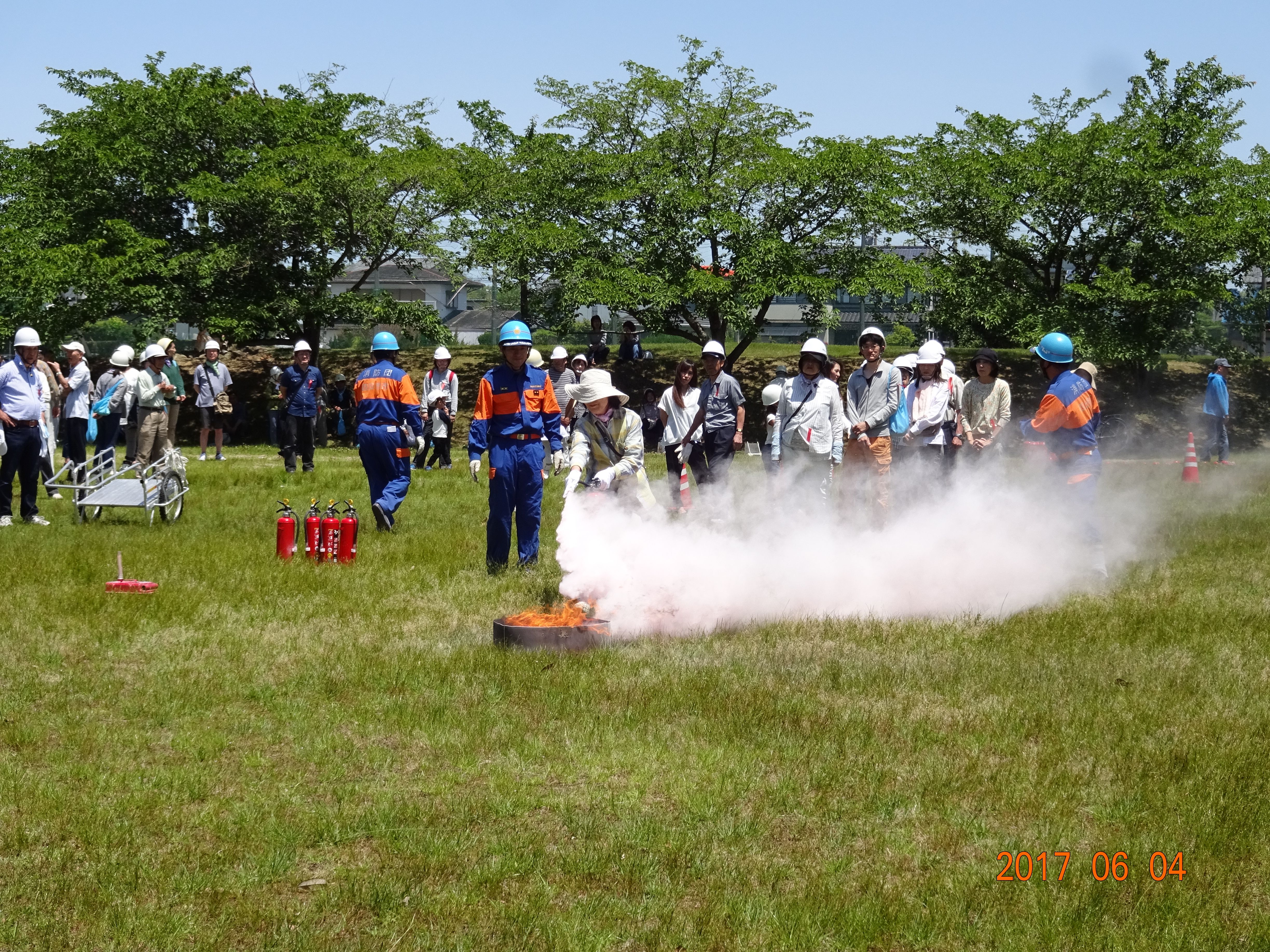 初期消火訓練
