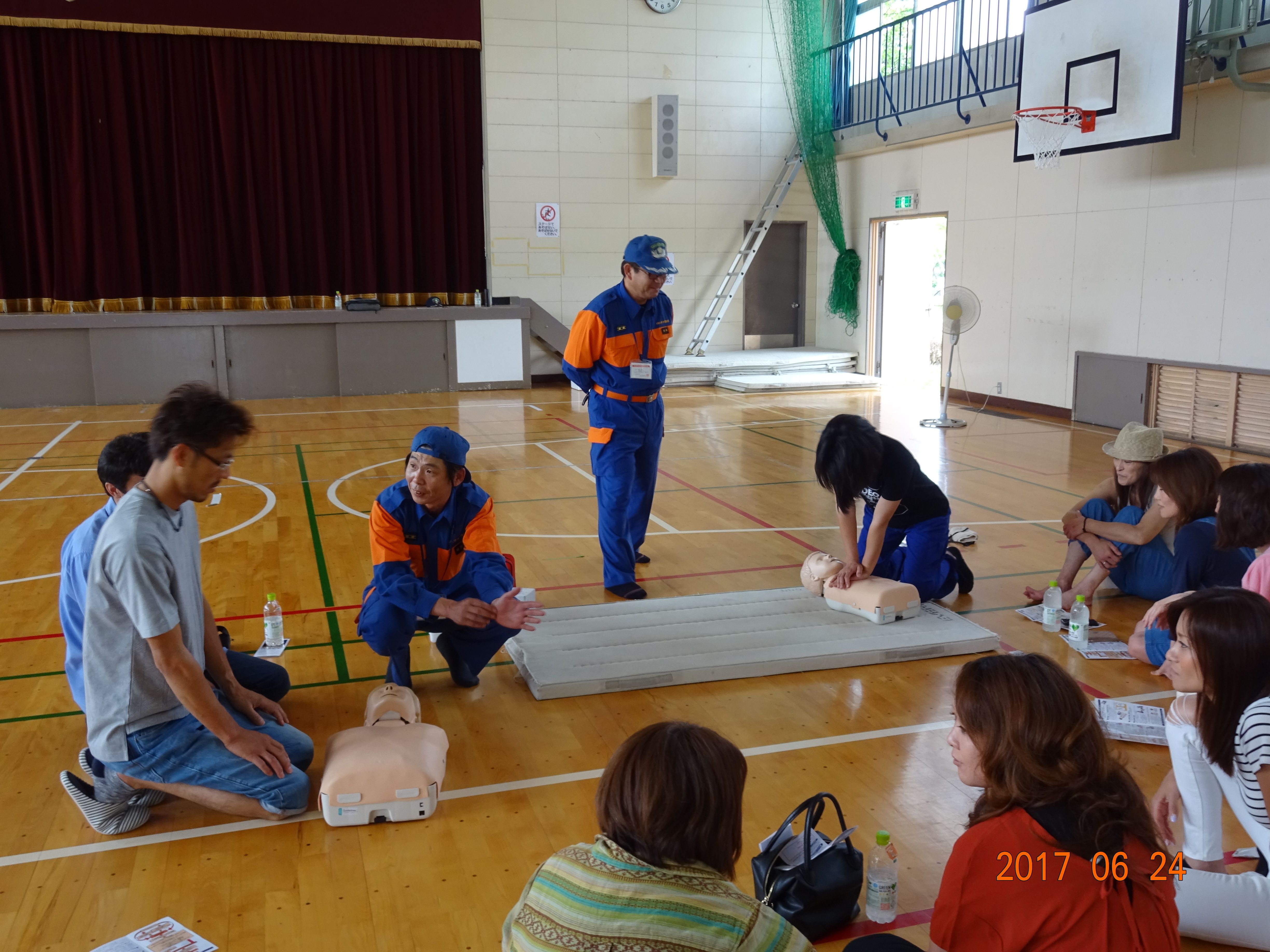 心肺蘇生法の指導