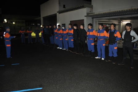 清水副団長の訓示