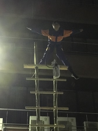 新人乗り手練習