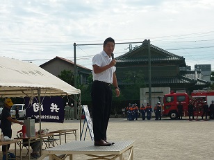 共同地区防災訓練写真