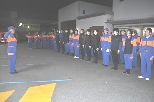 はしご登り練習