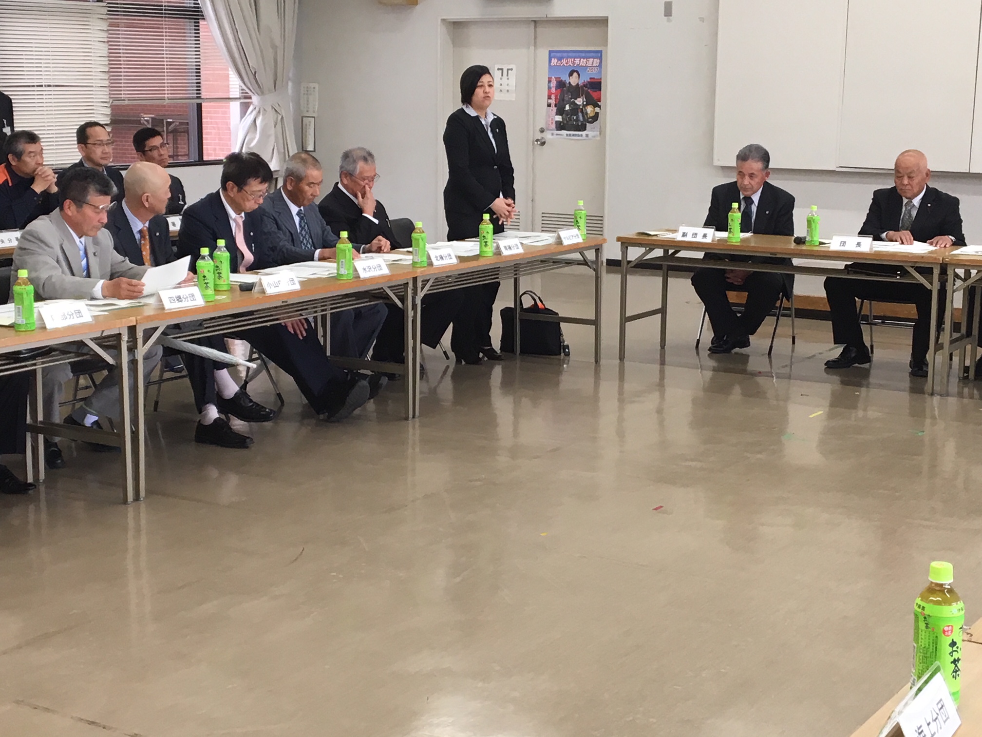 サルビア分団長あいさつ