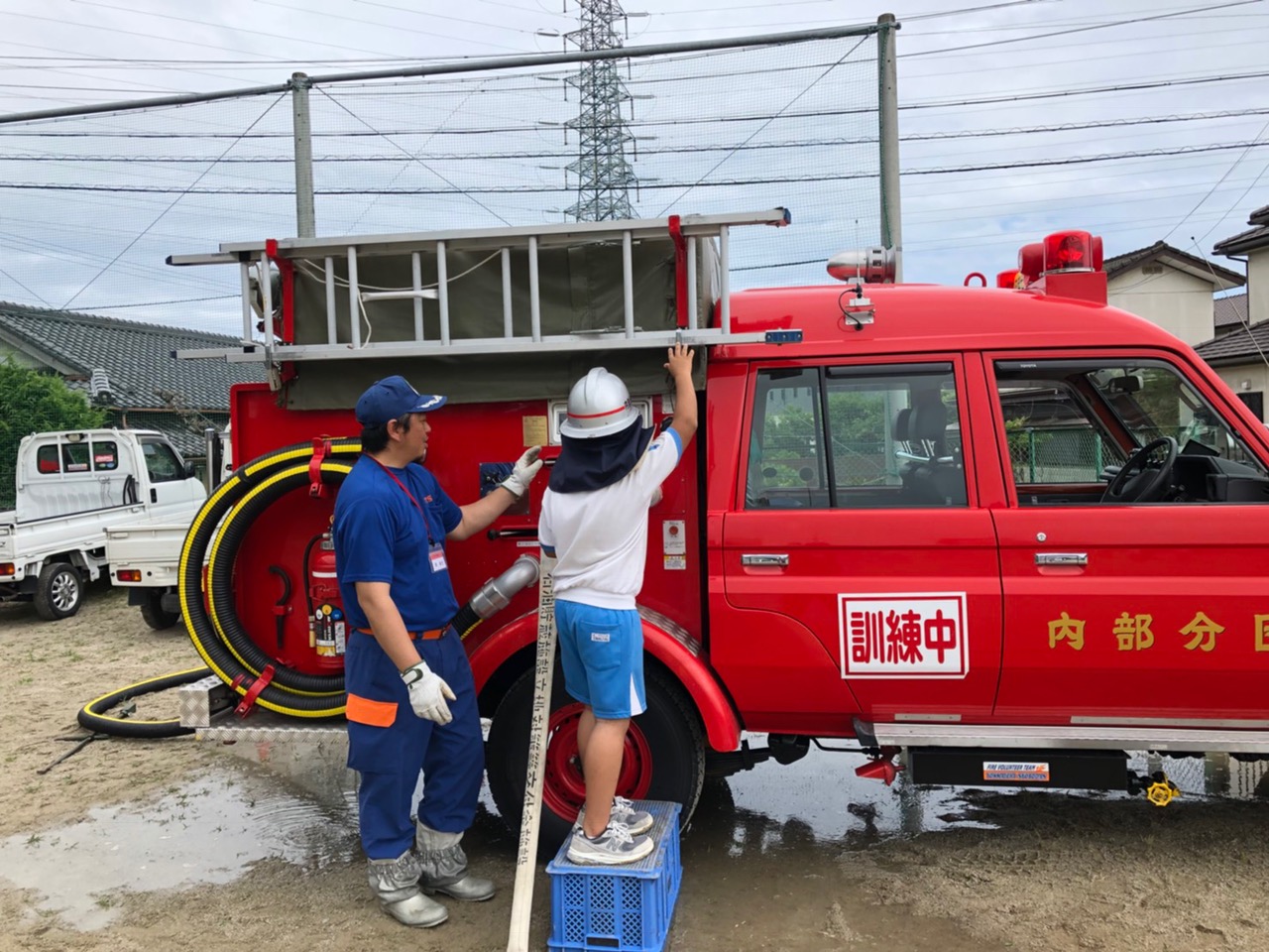 消防クラブの様子