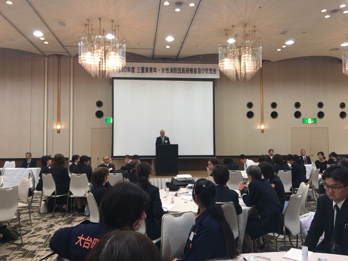 伊藤団長(三重県消防協会副会長)からのあいさつ