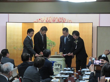 四日市萬古作家協会展オープニング記念レセプション