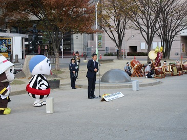 年末の安全安心合同出発式in四日市2018