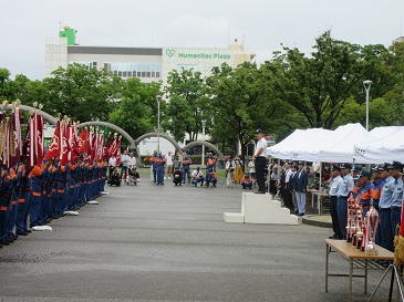 四日市市消防団操法競技大会