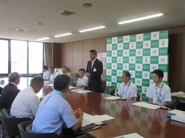 三重県建設労働組合四日市支部要請懇談会