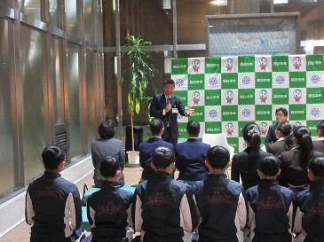 第４７回バトントワーリング全国大会出場者表敬訪問