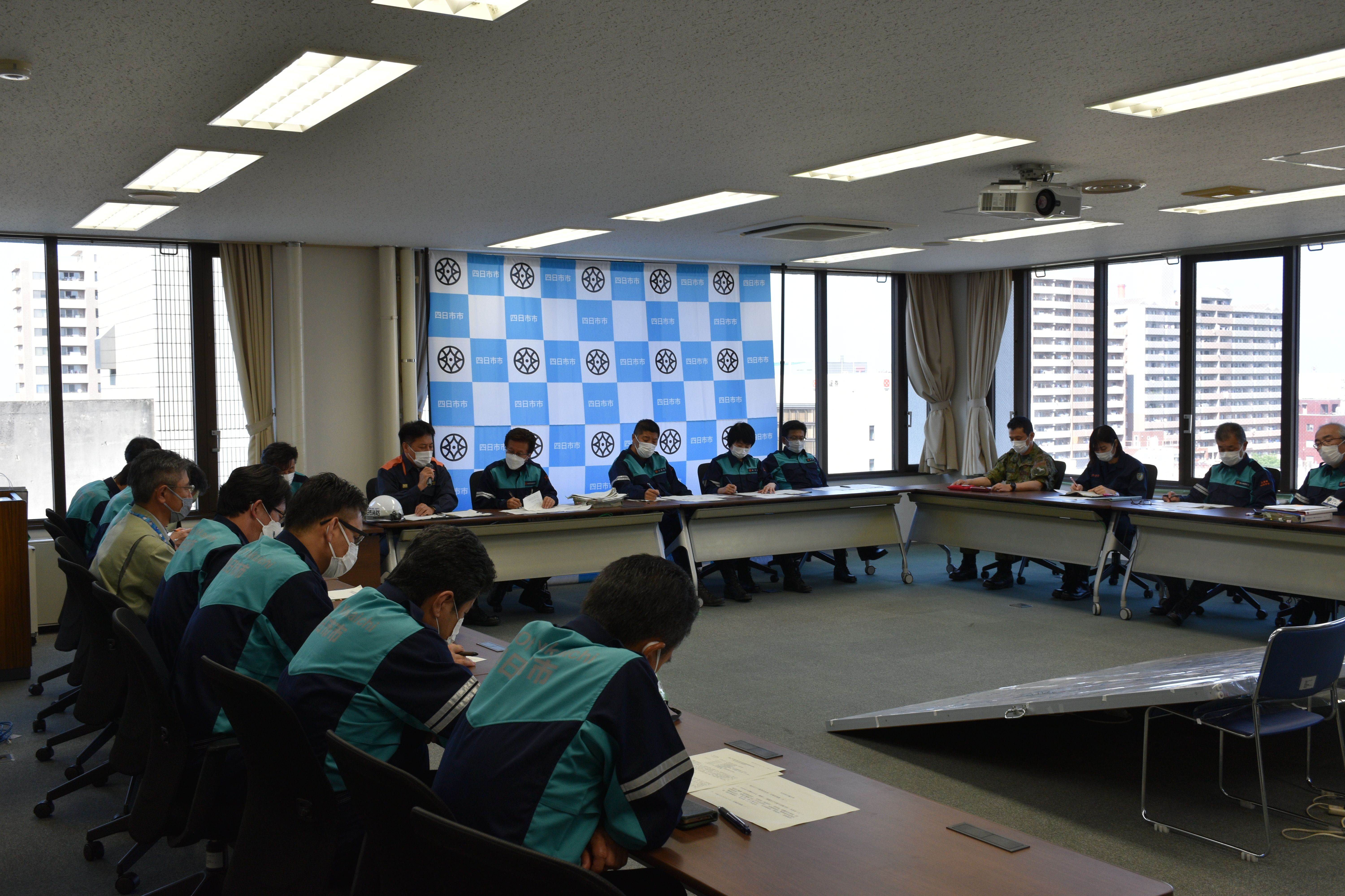 第1回四日市市災害対策本部図上訓練