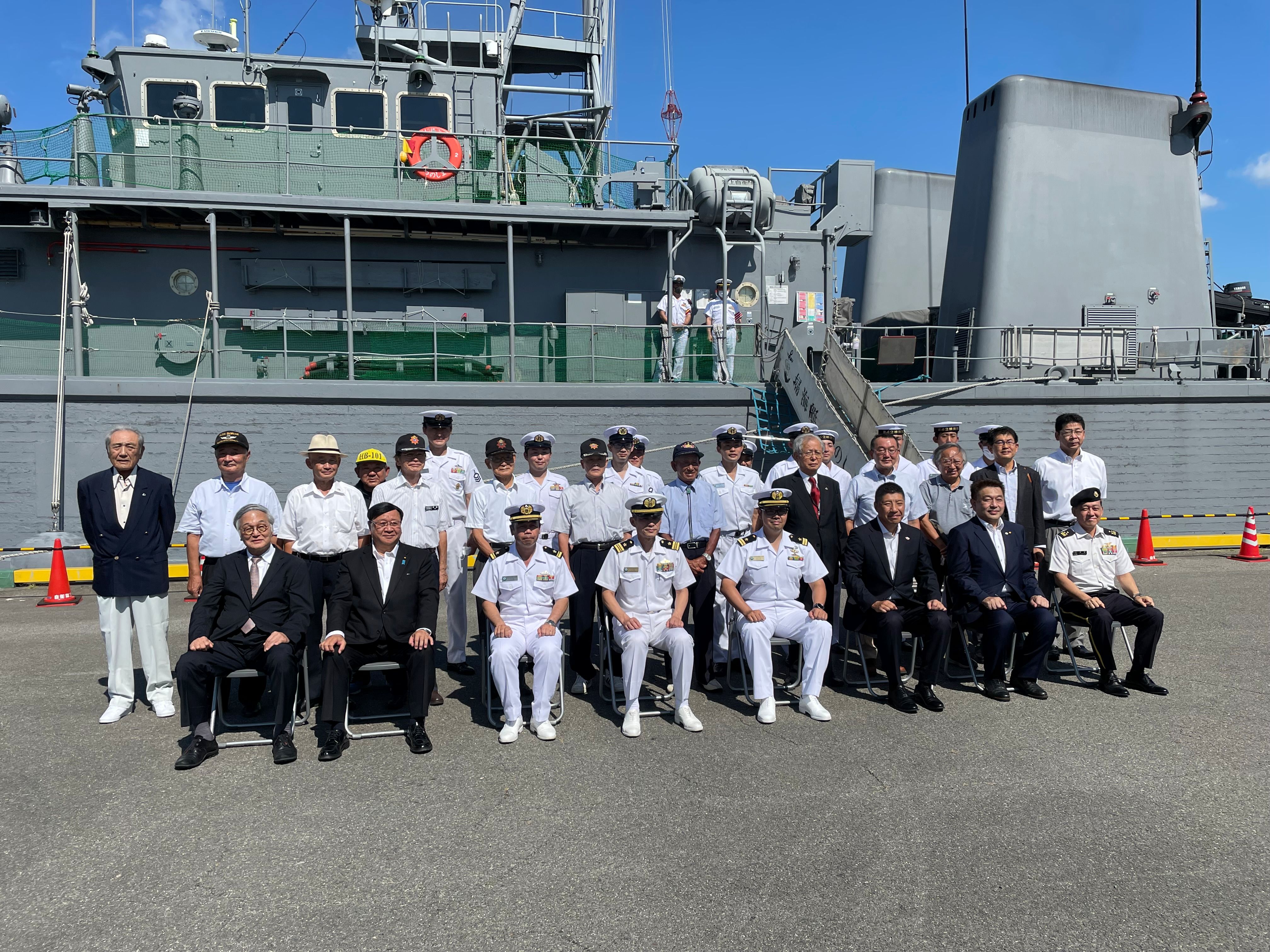 0803　海上自衛隊掃海艇入港歓迎式典