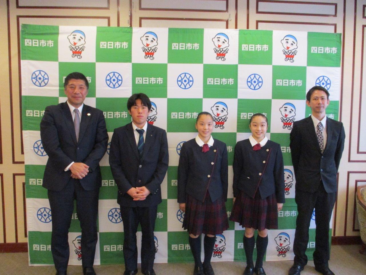 20230414 第39回全国高等学校体操競技選抜大会入賞者表敬訪問