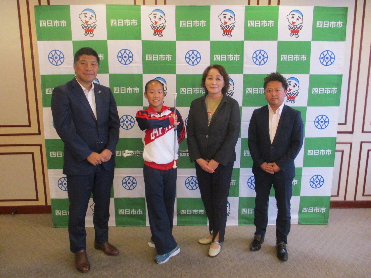 20230714 IBTF世界バトントワーリング選手権大会出場選手表敬訪問