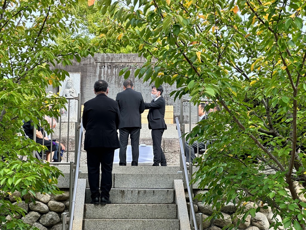 20230926 伊勢湾台風殉難者慰霊献花式