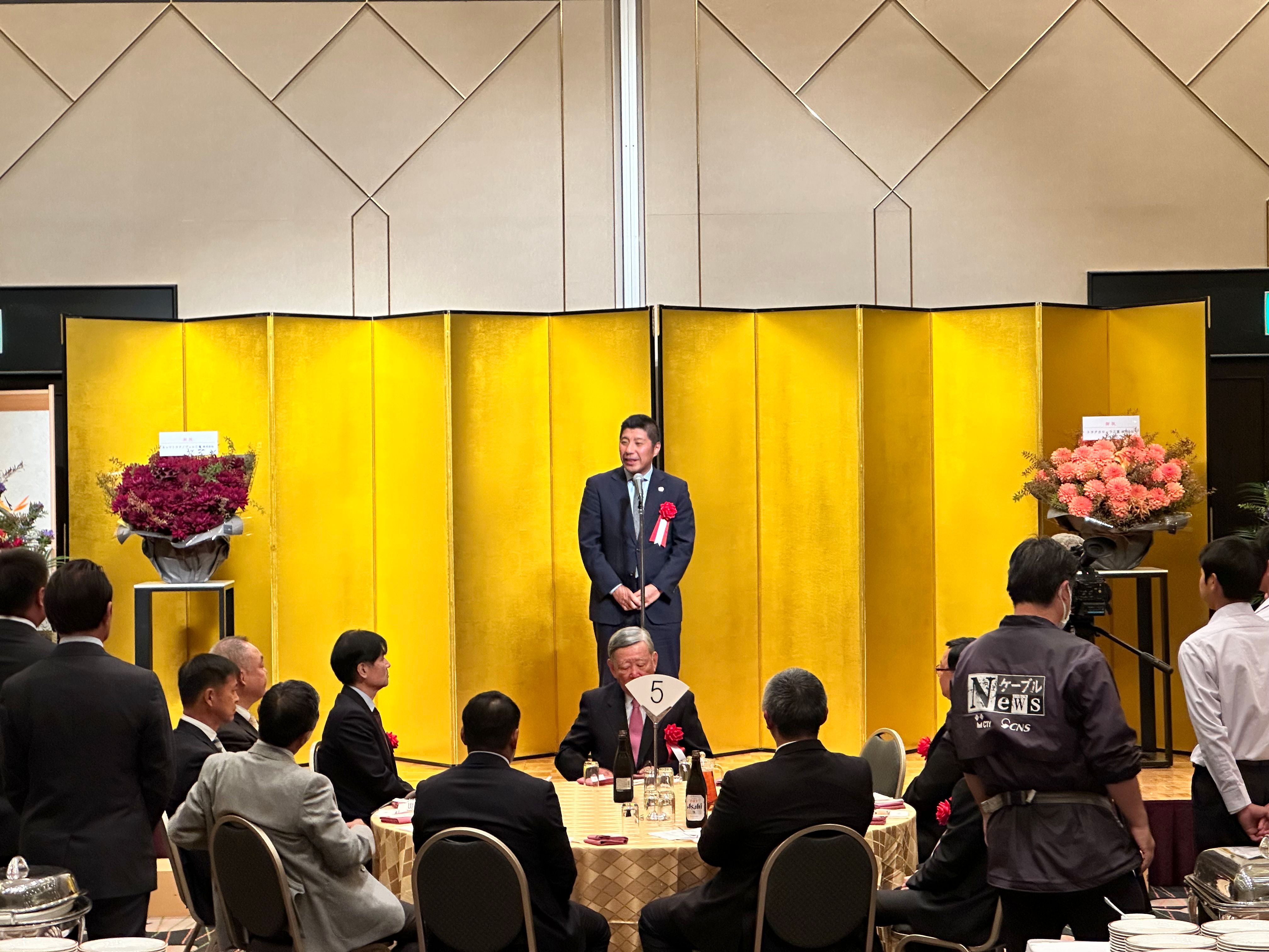 20231022　テニスインターハイ優勝祝賀会