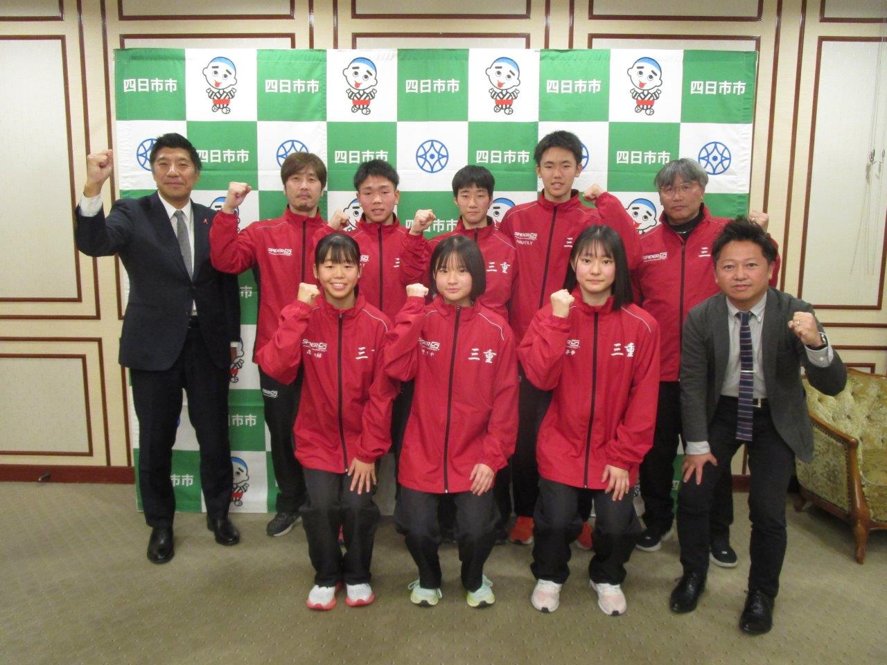 20231215 U-15ジュニアセレクトカップハンドボール大会出場選手表敬訪問