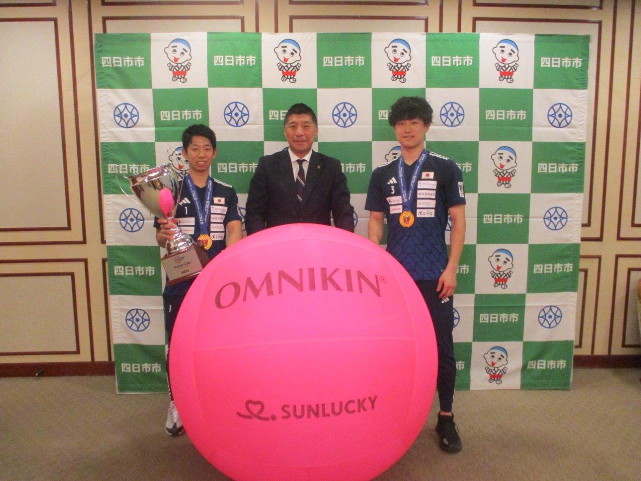 20231220 KIN-BALL sport ASIAN CUP KOREA 2023出場選手表敬訪問