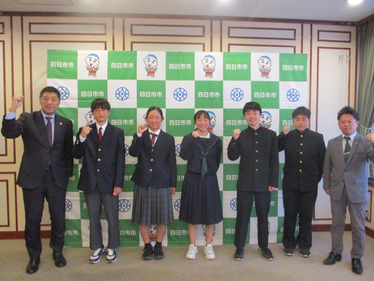 20240311 全国選抜中学校テニス大会出場校表敬訪問