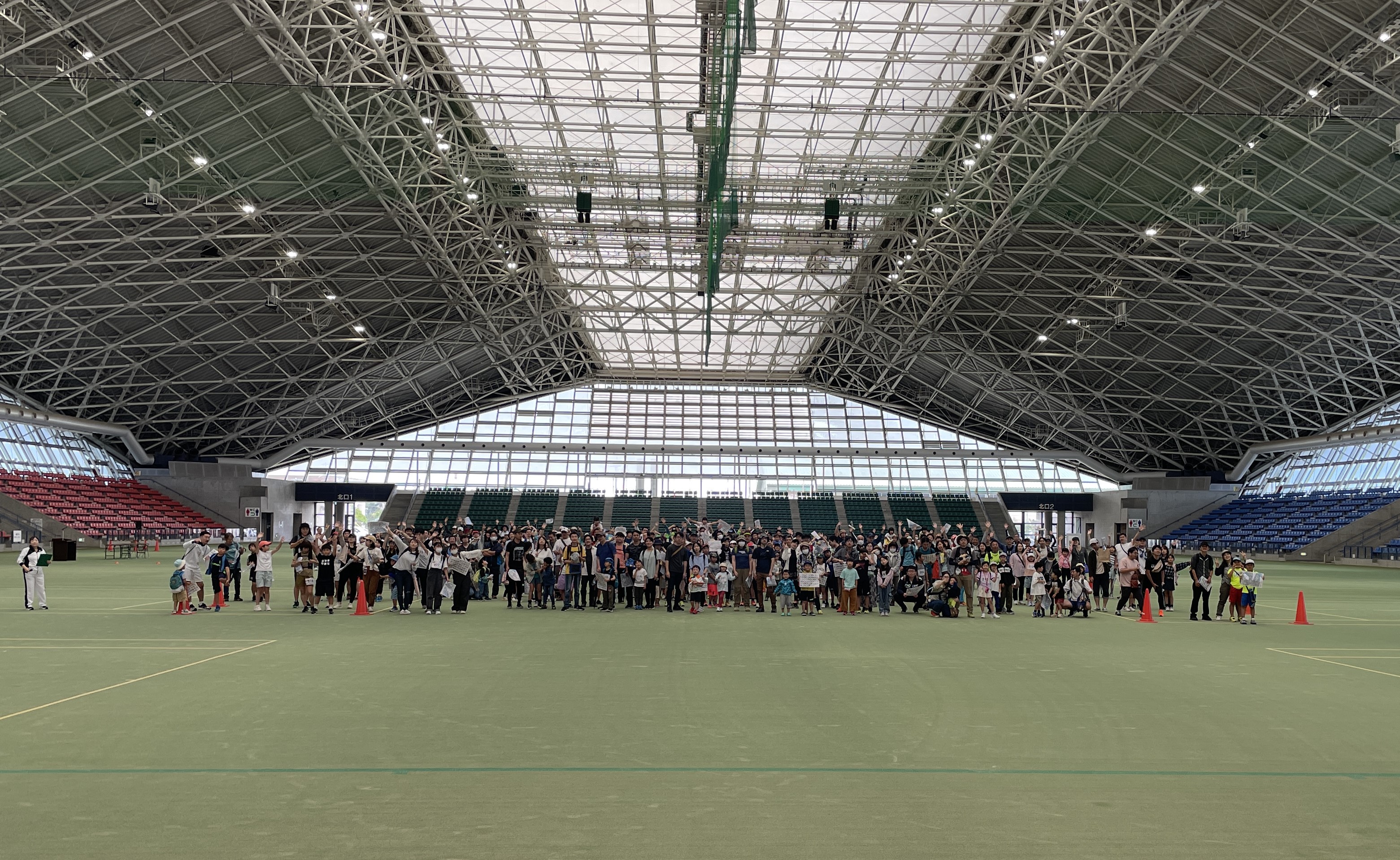 第１２回四日市ファミリーロゲイニング大会の集合写真