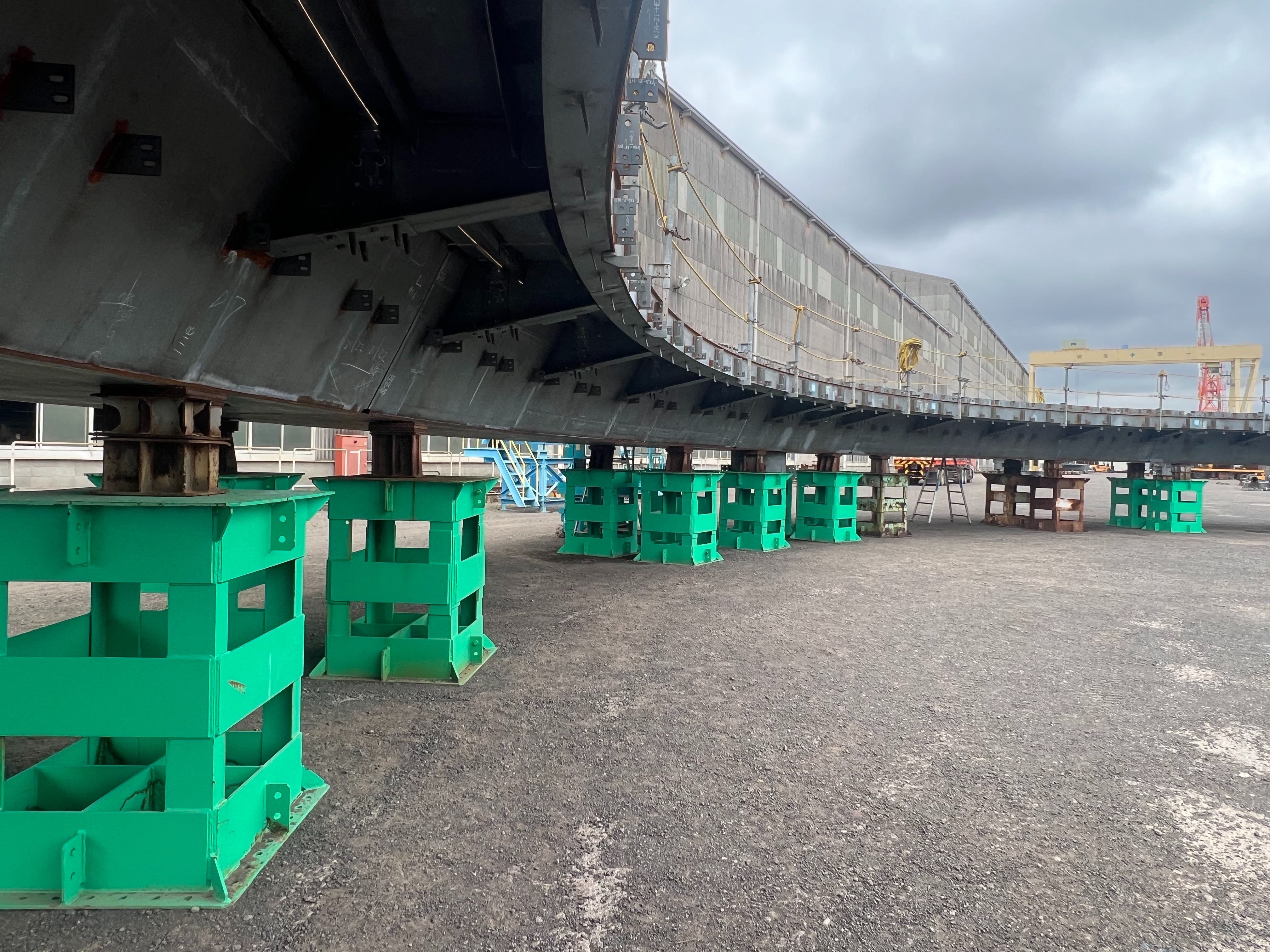 工場製作の状況