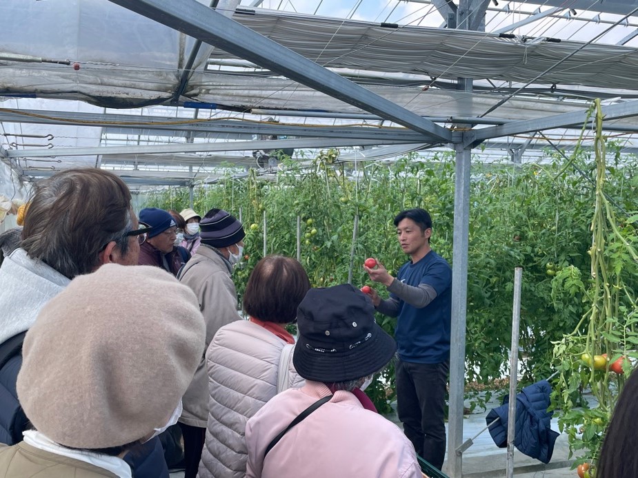 有竹トマト（施設見学）