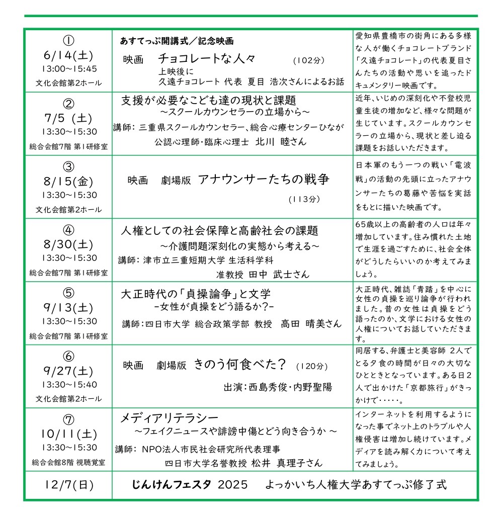 あすてっぷ2025要項