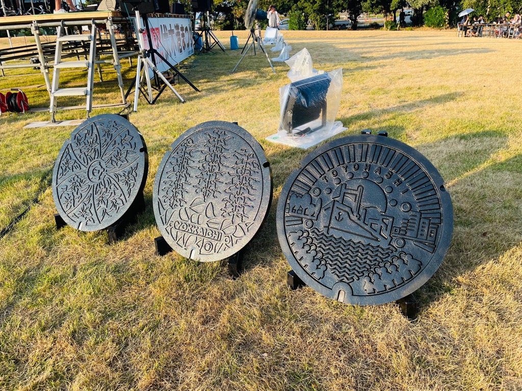 マンホール展示